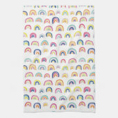 Linge De Cuisine Arc-en-ciel multicolore blanc (Vertical)