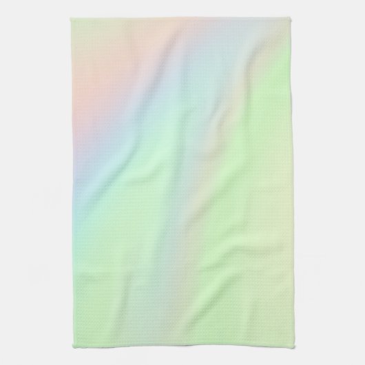 Linge De Cuisine Arc-en-ciel pastel de couleur (Vertical)