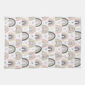 Linge De Cuisine Arc-en-ciel pastel mignon  (Horizontal)