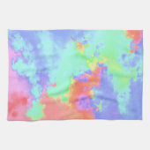 Linge De Cuisine Arc-en-ciel peinture effet Tea Towel (Horizontal)