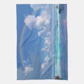 Linge De Cuisine Arc-en-ciel sur l'océan (Vertical)