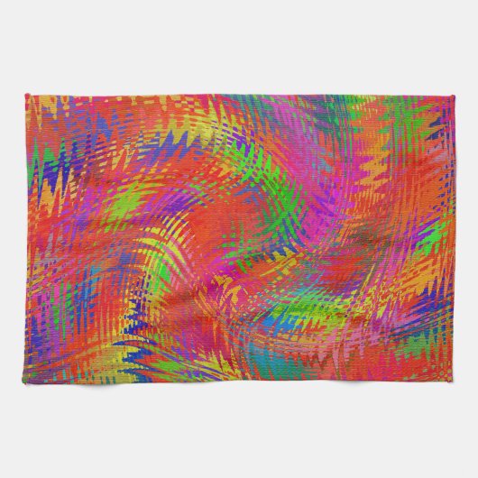 Linge De Cuisine Arc-en-ciel tissé (Horizontal)