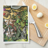 Linge De Cuisine Arche de Noé (Quart Plié)