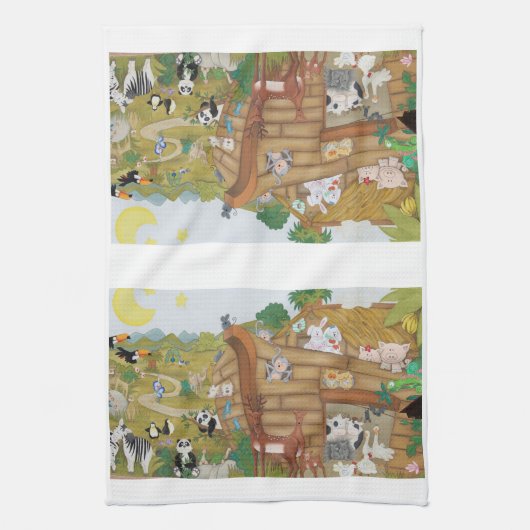 Linge De Cuisine Arche de Noé (Vertical)