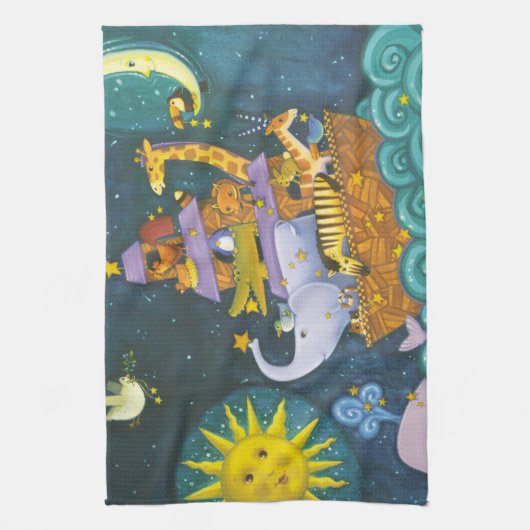 Linge De Cuisine Arche la nuit (Vertical)