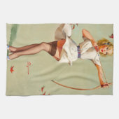 Linge De Cuisine Archery Pin-up (Horizontal)