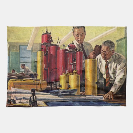 Linge De Cuisine Architectes travaillant dans un bureau, entreprise (Horizontal)