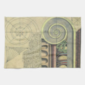 Linge De Cuisine Architecture de style ; Volute de chapiteau par Vi (Horizontal)