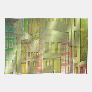 Linge De Cuisine Architecture étonnante citadins accessoires d'art