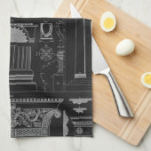 Linge De Cuisine Architecture graphique IV (Quart Plié)