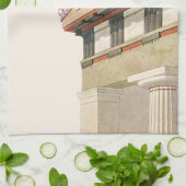 Linge De Cuisine Architecture grecque vintage, Temple d'Athéna (Plié)