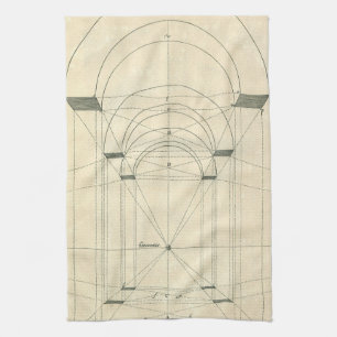 Linge De Cuisine Architecture vintage, Perspective Arc Renaissance