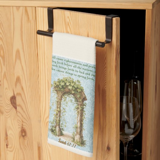 Linge De Cuisine Archivage du jardin (Pliage en tiers)