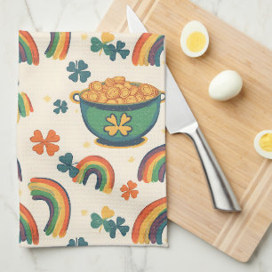 Linge De Cuisine Arcs-en-ciel chanceux