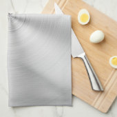 Linge De Cuisine Argent brillant métallique de Faux élégant (Quart Plié)