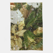 Linge De Cuisine Argent et or Noël Arbre II (Vertical)