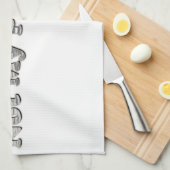 Linge De Cuisine argent pas mon président (Quart Plié)