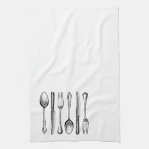 Linge De Cuisine argenterie vintage moderne