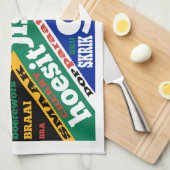 Linge De Cuisine Argot et colloques sud-africains (Quart Plié)