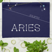 Linge De Cuisine Aries de Zodiac Constellation (Plié)
