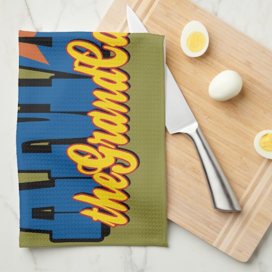 Linge De Cuisine Arizona l'État du Grand Canyon (Quart Plié)