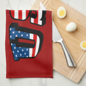 Linge De Cuisine Arizona Picture et USA Flag Text (Quart Plié)