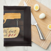 Linge De Cuisine Arme à feu (Quart Plié)