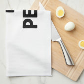 Linge De Cuisine Arme à feu de banc de banc (Quart Plié)