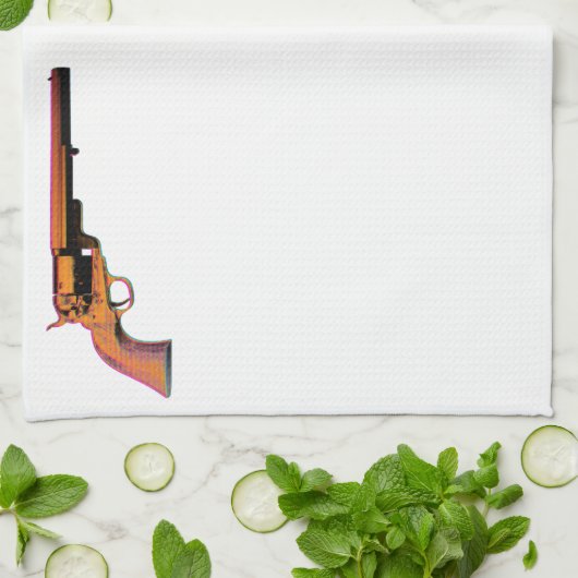 Linge De Cuisine arme à feu d'impression d'écran (Plié)