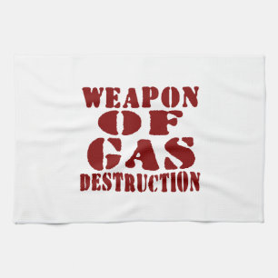 Linge De Cuisine Arme De Destruction Du Gaz