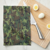 Linge De Cuisine Armée Camo (Quart Plié)