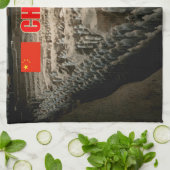 Linge De Cuisine Armée de terre de CHINE (Plié)