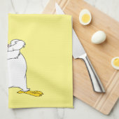 Linge De Cuisine Armoiries de Foghorn Leghorn franchies (Quart Plié)