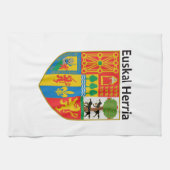 Linge De Cuisine Armoiries du Pays basque (Euskal Herria), (Horizontal)