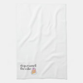 Linge De Cuisine Arrêtez et sentez le gâteau (Vertical)
