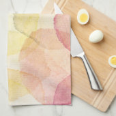 Linge De Cuisine Arrière - plan abstrait conçu avec l'aquarelle (Quart Plié)