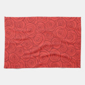 Linge De Cuisine Arrière - plan abstrait de roses rouges (Horizontal)