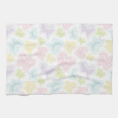 Linge De Cuisine Arrière - plan avec des papillons dans l'aquarelle (Horizontal)