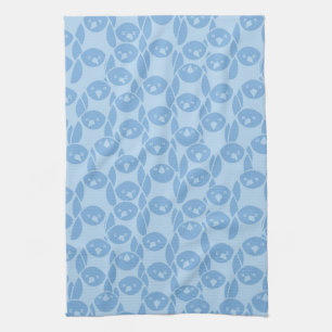 Linge De Cuisine Arrière - plan bleu de motif de pingouins