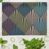 Linge De Cuisine Arrière - plan d'art de bruit (Plié)