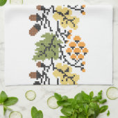 Linge De Cuisine Arrière - plan d'automne de chêne (Plié)