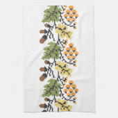 Linge De Cuisine Arrière - plan d'automne de chêne (Vertical)