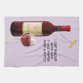 Linge De Cuisine arrière - plan de bouteille de vin et de vis de li (Horizontal)