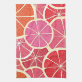 Linge De Cuisine Arrière - plan de cru de pamplemousse (Vertical)