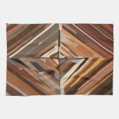 Linge De Cuisine Arrière - plan de diamant géométrique moderne (Horizontal)