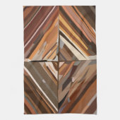 Linge De Cuisine Arrière - plan de diamant géométrique moderne (Vertical)