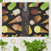 Linge De Cuisine Arrière - plan de glace (Plié)