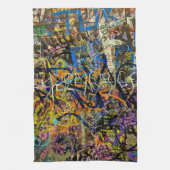 Linge De Cuisine Arrière - plan de graffiti (Vertical)