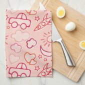 Linge De Cuisine arrière - plan de jouet (Quart Plié)