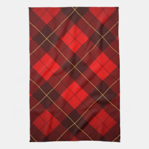 Linge De Cuisine Arrière - plan de tartan de Wallace
